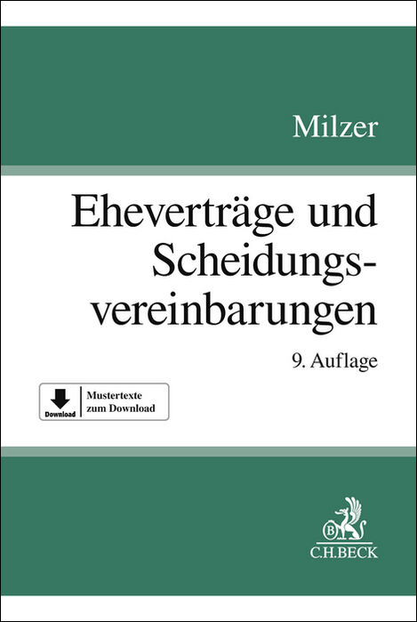 Ehevertr&auml;ge und Scheidungsvereinbarungen - Gerrit Langenfeld, Lutz Milzer