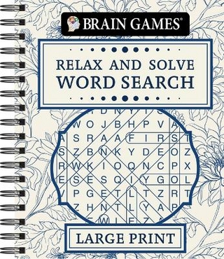 Brain Games - Relax and Solve: Word Search Large Print (Toile - 320 Pages)
