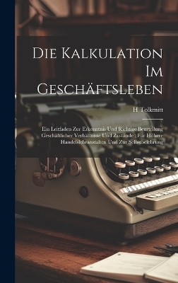 Die Kalkulation Im Geschäftsleben