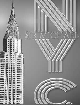 Iconic Chrysler Building New York City Sir Michael Huhn Artist Drawing Journal