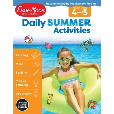 Daily Summer Activities Moving from 4th to 5th Gr -  Evan-Moor Educational Publishers