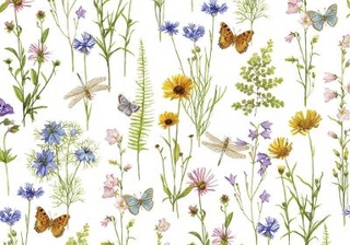 Wildflower Garden Note Cards (14 Cards, 15 Self-Sealing Envelopes)