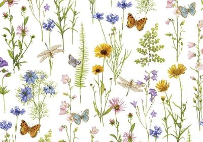 Wildflower Garden Note Cards (14 Cards, 15 Self-Sealing Envelopes)