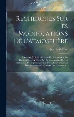 Recherches Sur Les Modifications De L'atmosphère
