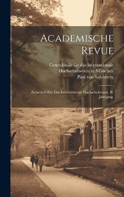 Academische Revue - Paul von Salvisberg