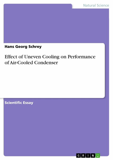 Effect of Uneven Cooling on Performance of Air-Cooled Condenser -  Hans Georg Schrey