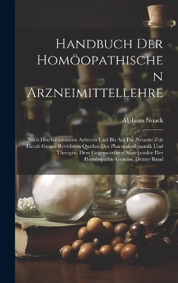 Handbuch der homöopathischen Arzneimittellehre