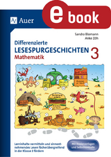 Differenzierte Lesespurgeschichten Mathematik 3 - Sandra Blomann, Anke Zöh