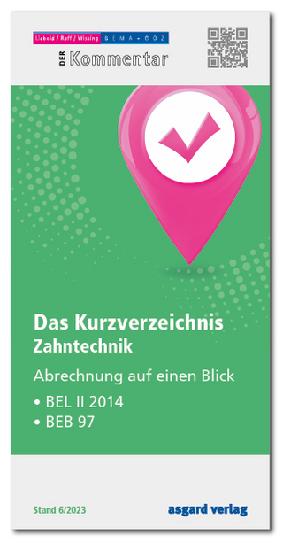 Das Kurzverzeichnis - Zahntechnik