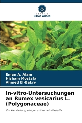 In-vitro-Untersuchungen an Rumex vesicarius L. (Polygonaceae) - Eman A Alam, Hisham Mostafa, Ahmed El-Bakry