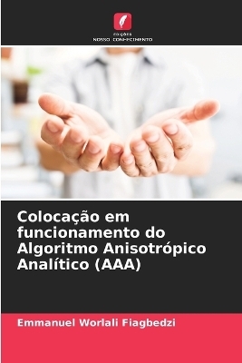 Coloca&ccedil;&atilde;o em funcionamento do Algoritmo Anisotr&oacute;pico Anal&iacute;tico (AAA) - Emmanuel Worlali Fiagbedzi