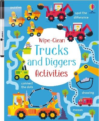Wipe-Clean Trucks and Diggers Activities - Kirsteen Robson