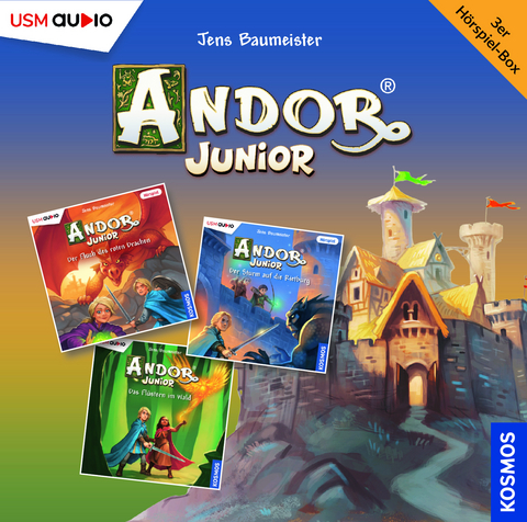 Die gro&szlig;e Andor Junior H&ouml;rbox Folgen 1-3 (3 Audio CDs) - Jens Baumeister