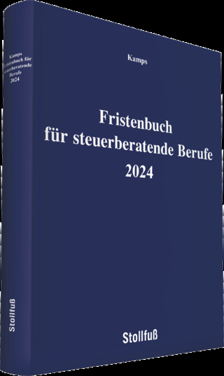 Fristenbuch für steuerberatende Berufe 2024