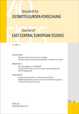 Zeitschrift f&uuml;r Ostmitteleuropa-Forschung (ZfO) 72/3 / Journal of East Central European Studies (JECES) 72/3 - 