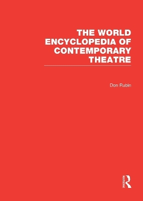 World Ency Cont Theatre V1-6 - 