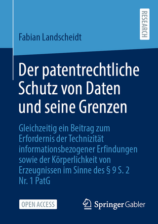 Der patentrechtliche Schutz von Daten und seine Grenzen