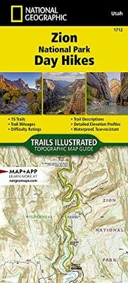 Zion National Park Day Hikes Map