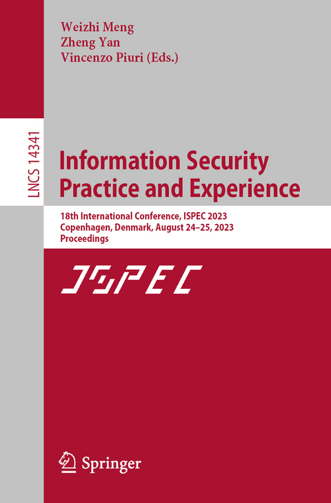 Information Security Practice and Experience - 