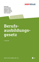 Berufsausbildungsgesetz - Barbara Huber, Philipp Brokes, Anita Aust, Markus Sch&uuml;ller, Peter Stocker, Manfred Schmidt