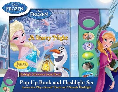 From the Movie Disney Frozen: Pop-Up Book and Flashlight Set Interactive Play-a-Sound Book and 5 Sounds Flashlight -  Pi Kids