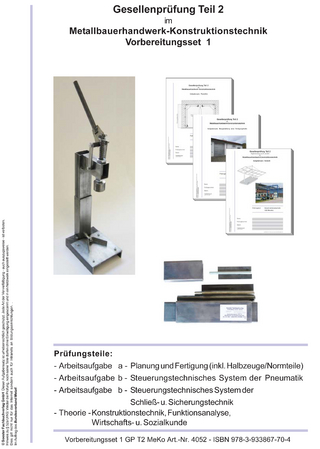 Vorbereitungsset 1 Theorie und Praxis GP T2 Metallbauer-Konstruktionstechnik
