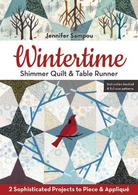 Wintertime Shimmer Quilt & Table Runner - Jennifer Sampou
