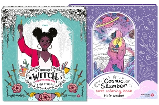 Modern Witch Tarot Coloring Book / Cosmic Slumber Tarot Coloring Books-Bundle