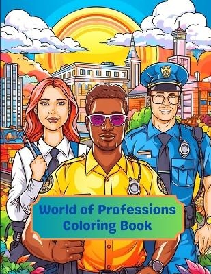 World of Professions Coloring Book - 