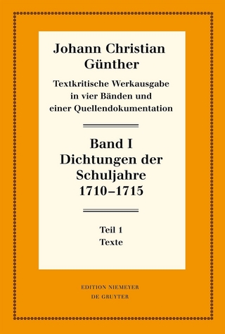 Dichtungen der Schuljahre 1710–1715