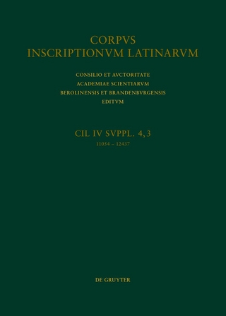 CIL IV Inscriptiones parietariae Pompeianae Herculanenses Stabianae. Suppl. pars 4. Inscriptiones parietariae Pompeianae Herculanenses Stabianae. Fasc. 3