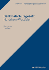 Denkmalschutzgesetz Nordrhein-Westfalen - Dimitrij Davydov, Ernst R H&ouml;nes, Birgitta Ringbeck, Holger Stellhorn