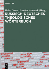 Russisch-Deutsches Theologisches W&ouml;rterbuch (RDThW) - 