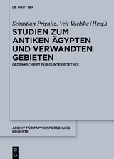 Studien zum antiken &Auml;gypten und verwandten Gebieten - 