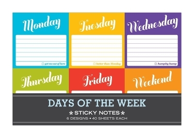 Knock Knock Days of the Week Sticky Note Packet - 