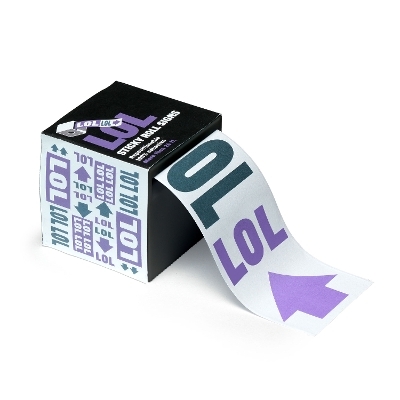 Knock Knock LOL Sticky Roll Sign - 