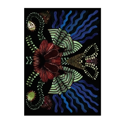 Christian Lacroix Fleurs Cannibales A6 Notebook - Christian Lacroix