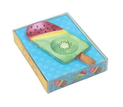 Ice Pops Die Cut Notecards