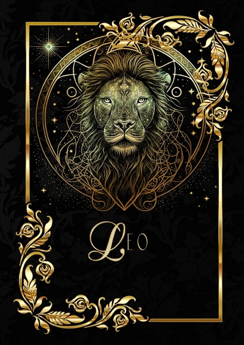Astrologie Notizb&uuml;cher / Zodiac Leo Notebook - Chris Bee ArtDesign