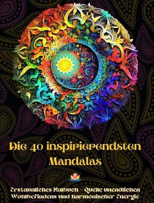 Die 40 inspirierendsten Mandalas - Erstaunliches Malbuch - Quelle unendlichen Wohlbefindens und harmonischer Energie - Peaceful Ocean Art Editions