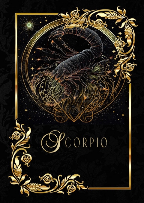 Astrologie Notizb&uuml;cher / Zodiac Scorpio Notebook - Chris Bee ArtDesign