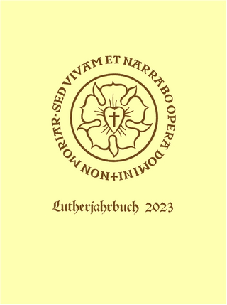 Lutherjahrbuch Jg.90.2023