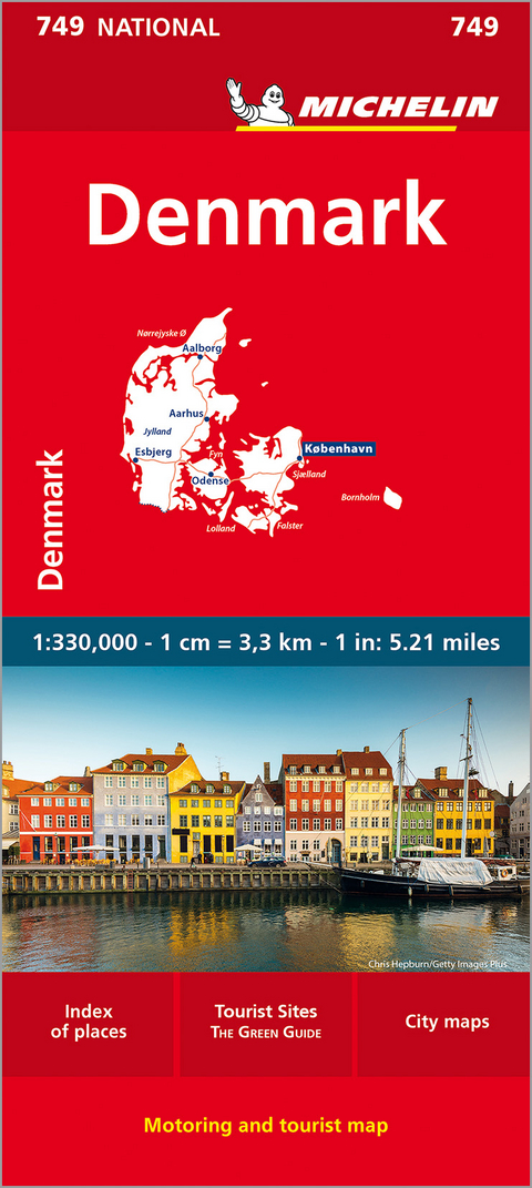 Denmark - Michelin National Map 749 -  Michelin