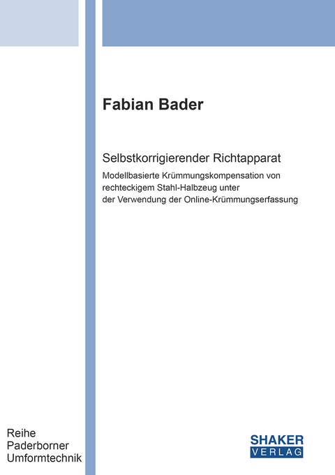 Selbstkorrigierender Richtapparat - Fabian Bader