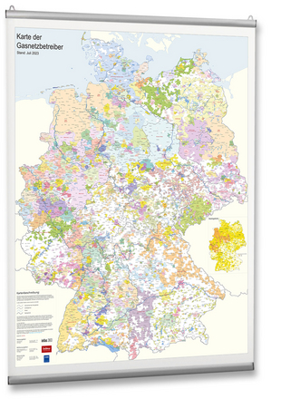 Karte der Gasnetzbetreiber 2023