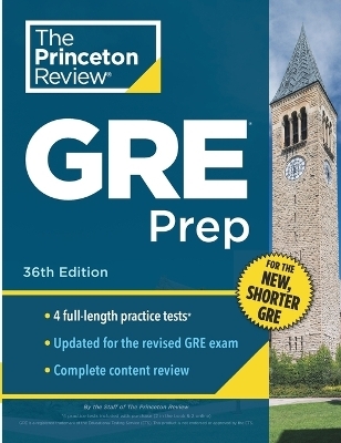 Princeton Review GRE Prep, 36th Edition -  Princeton Review