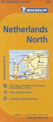 Michelin Netherlands: North Map 531 -  Michelin