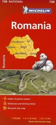 Michelin Romania Map 738 -  Michelin