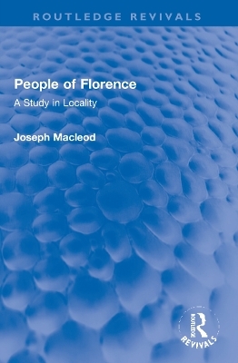 People of Florence - Joseph Macleod