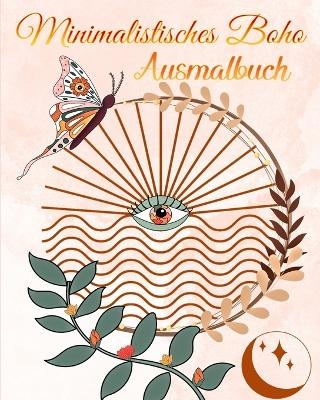 Minimalistisches Boho Ausmalbuch